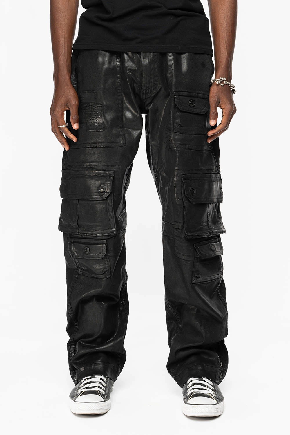 ORIGINAL ROBIN??S JEAN CALL OF DUTY CARGO PANTS IN  BLK COATING Core Look