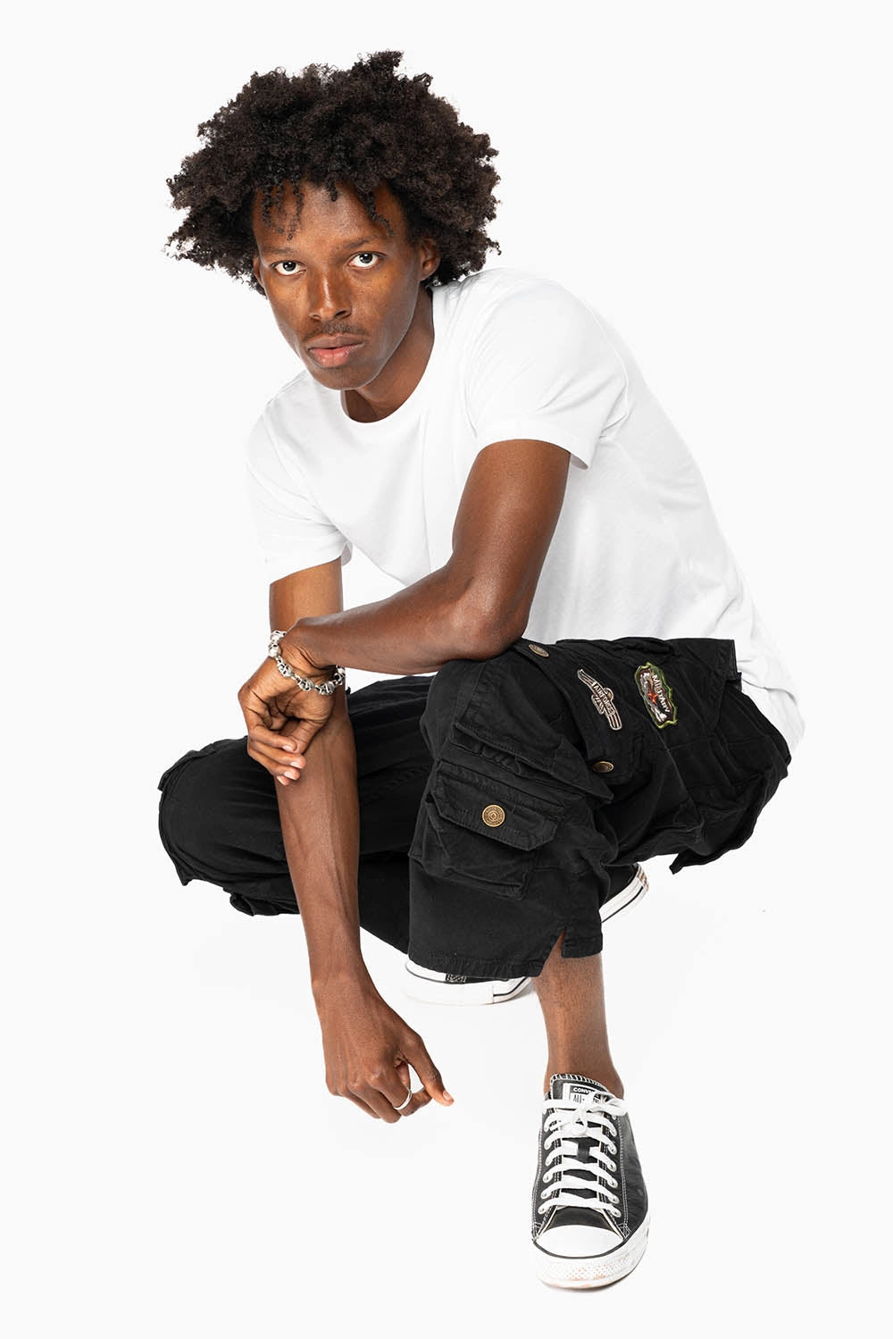 Casual Essentials Office Wear Casual ORIGINAL ROBIN??S JEAN LIMITED EDITION CALL OF DUTY CARGO SHORT IN PURE BLK