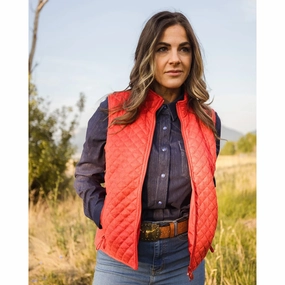 Outback Red Paisley Wilona Vest SnapFastenings