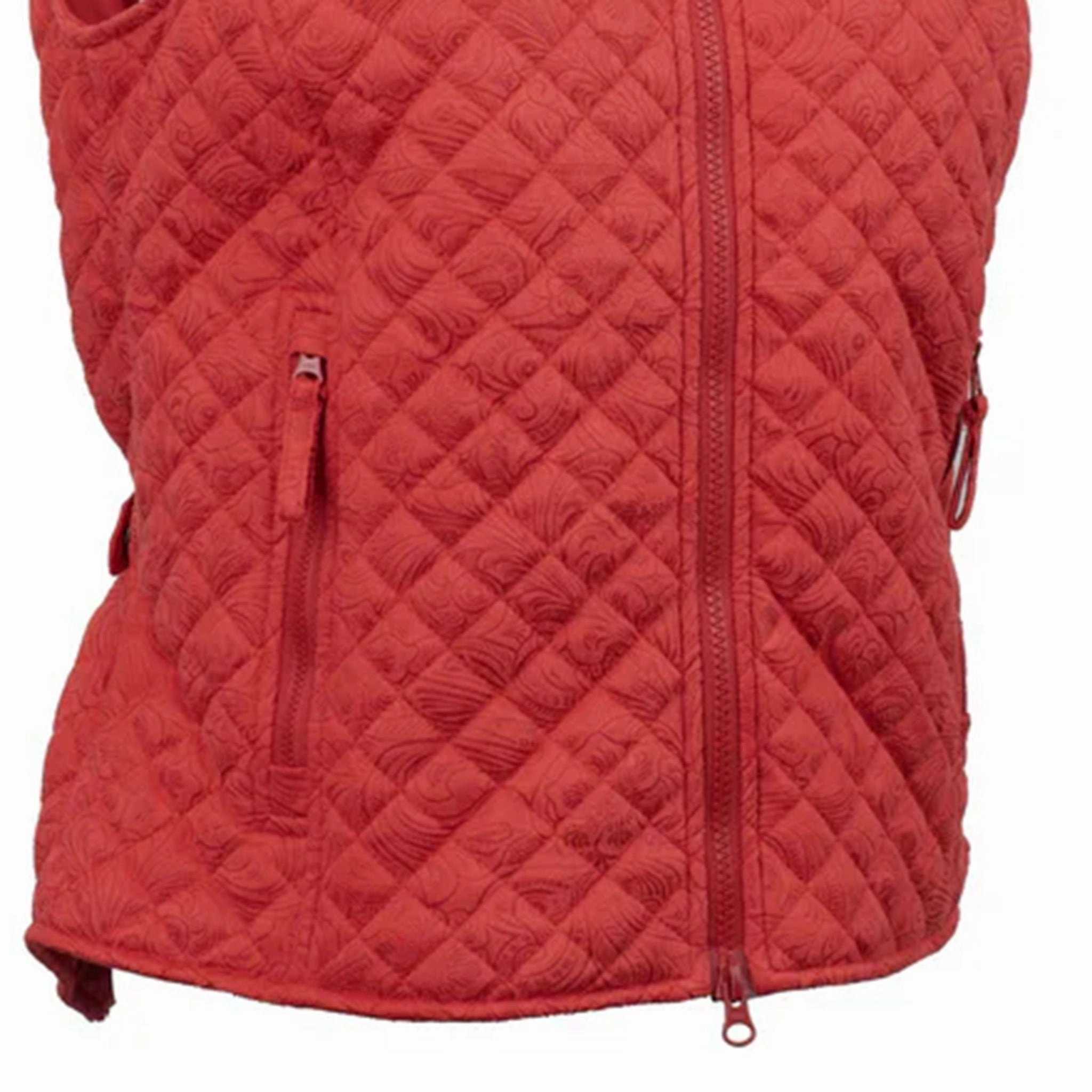 Minimalist Style Outback Red Paisley Wilona Vest