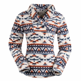 ZipperClosure Tear Resistant Knit Outback Trading Women's Cream Janet Pullover