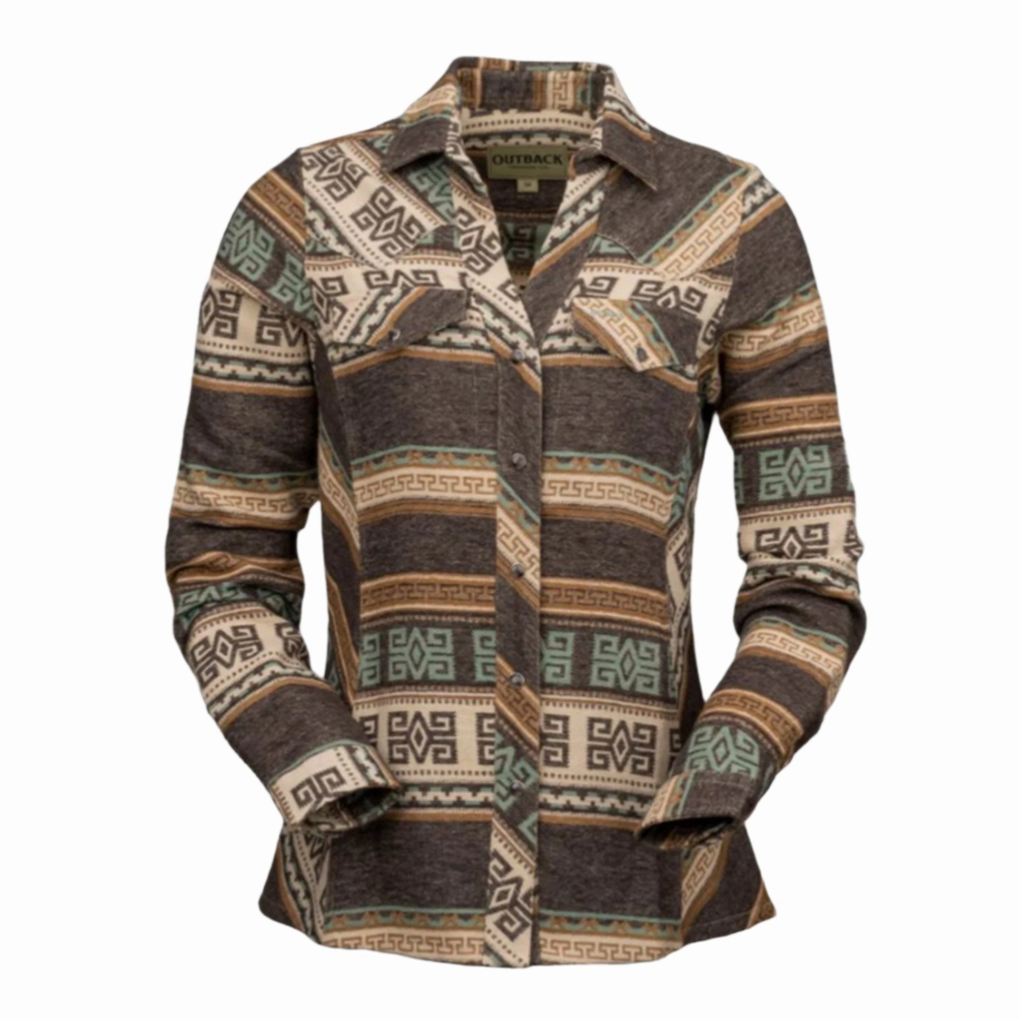 Comfortable Collar Stretch Knit Material Outback Trading Women's Lorelei Performance Shirt