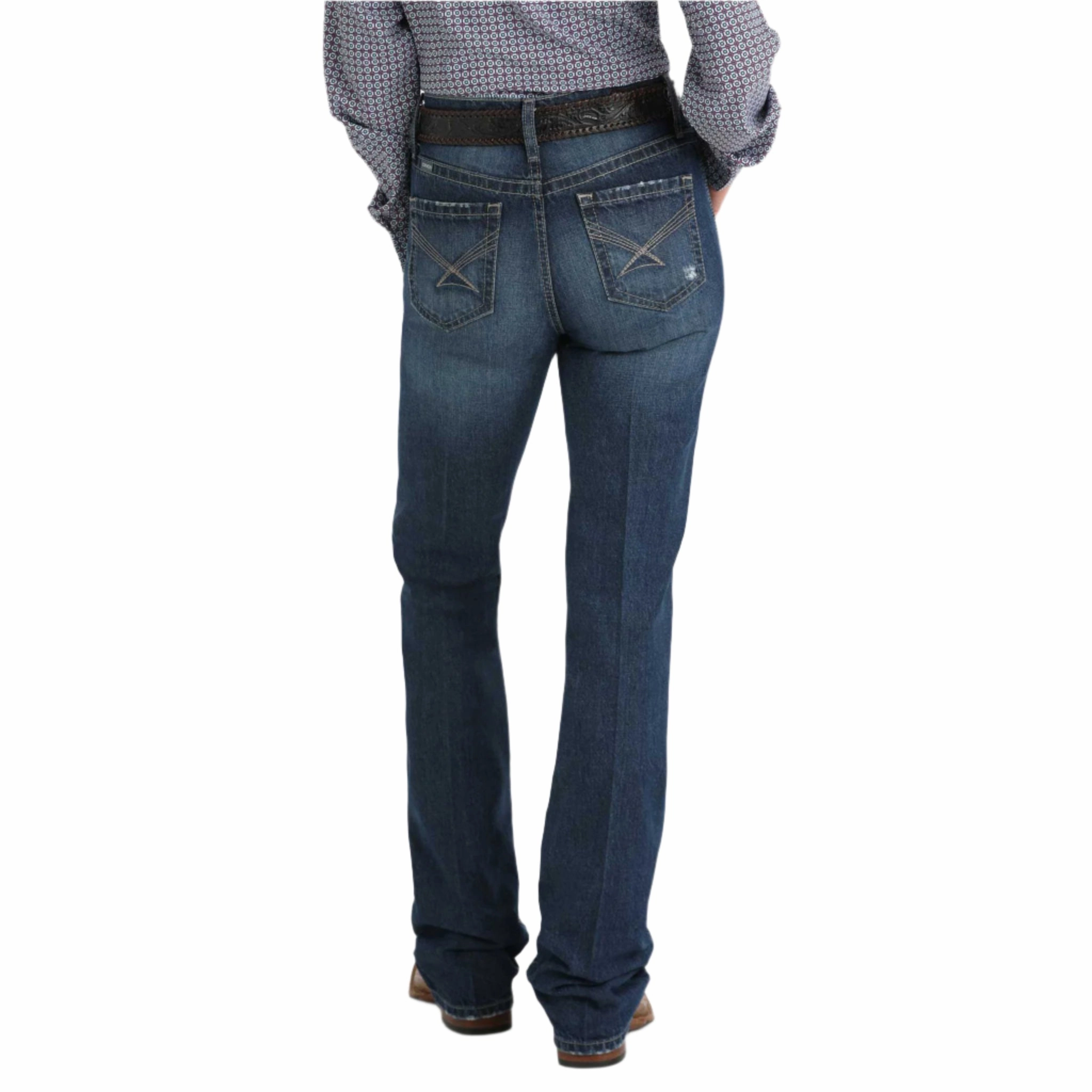 Cinch Women's Emerson Med Stone Washed Jeans Gym Ready Evening Stroll
