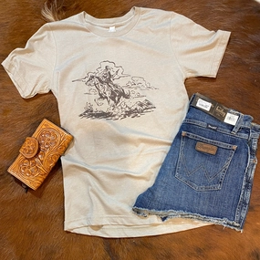 Outlaw Rider Tee Ergonomic Shoulder Cut