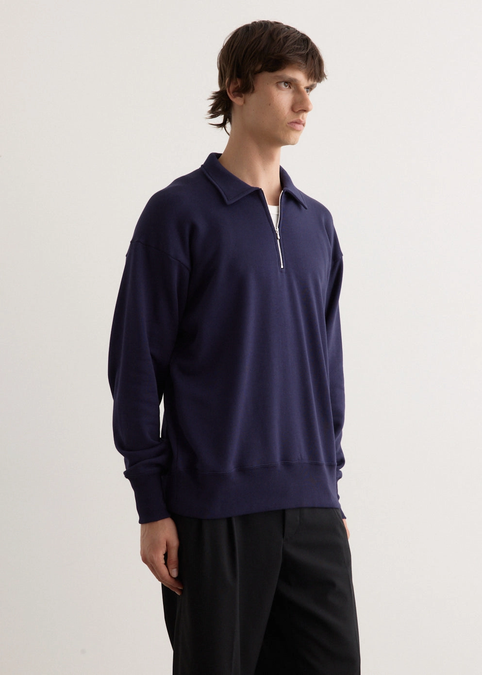 Suvin Sweat Halfzip Pullover Cozy Everyday Versatile Knit