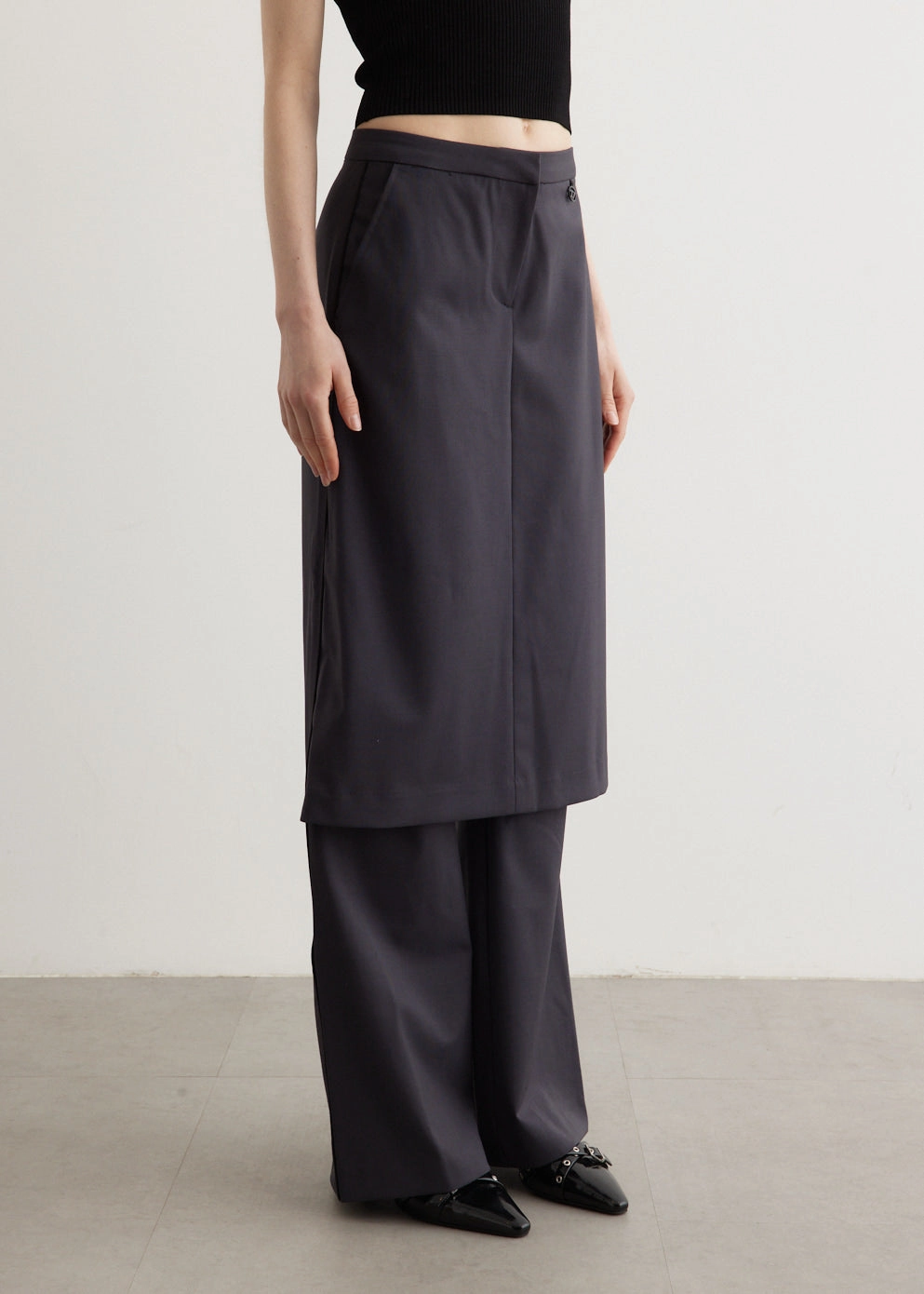 Flat Lock Seams P-Earl Pantaloni Skirt Pants