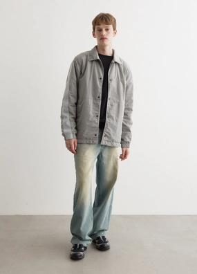 Iridescent Nylon Metal Light Jacket Anti Snag Fabric