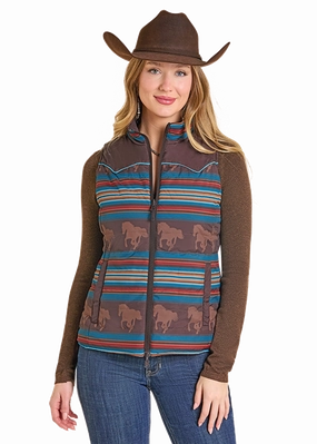 Insulated Warmth Panhandle Slim Chocolate Reversible Vest