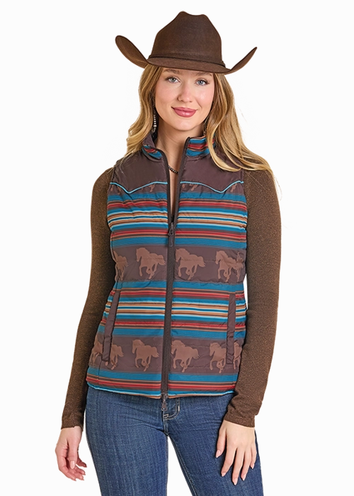 EcoFriendly Dye Panhandle Slim Chocolate Reversible Vest