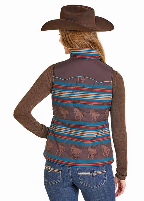 FlexibleFit Light Reflective Zippers Panhandle Slim Chocolate Reversible Vest