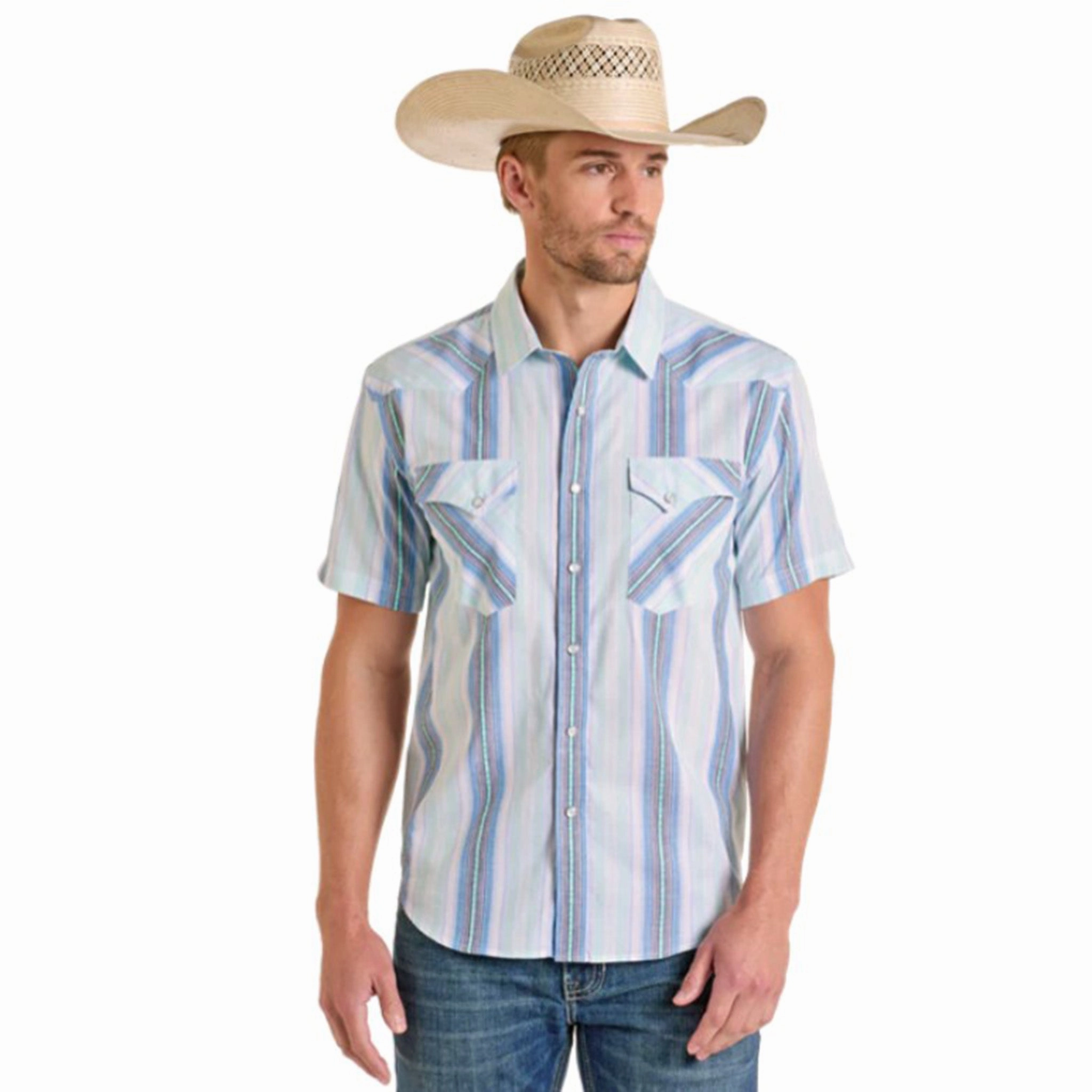 Errand Ready Panhandle Slim Men's Pearl Snap Short Sleeve