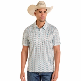 Snug feel Weekend Adventure Panhandle Slim Men's Steer Skull Polo