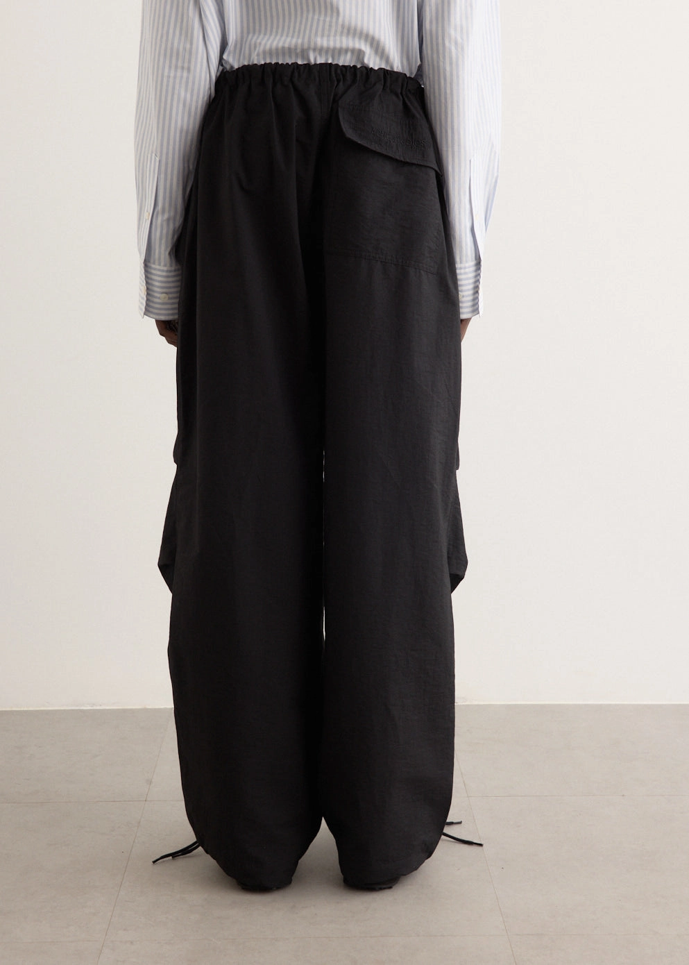 Parla Tech Cargo Pants Tapered ankle Minimal Waist