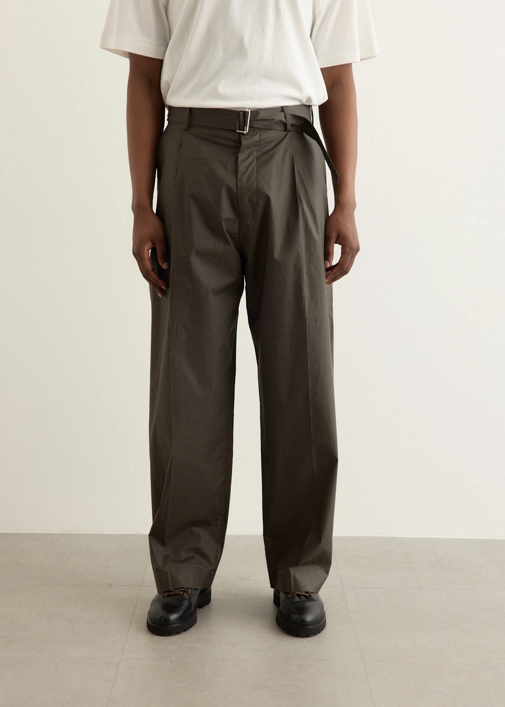 Non-Binding Fit Pasoro Cinz Washed Poplin Pants