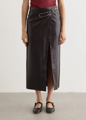 Paula Midi Skirt Laidback Style Smooth Finish
