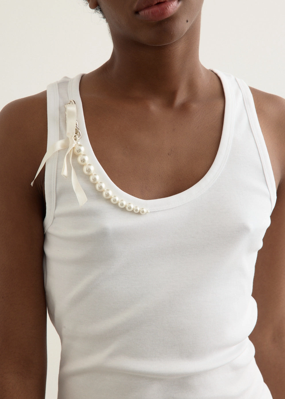 Pearl Chain Tank Top dim