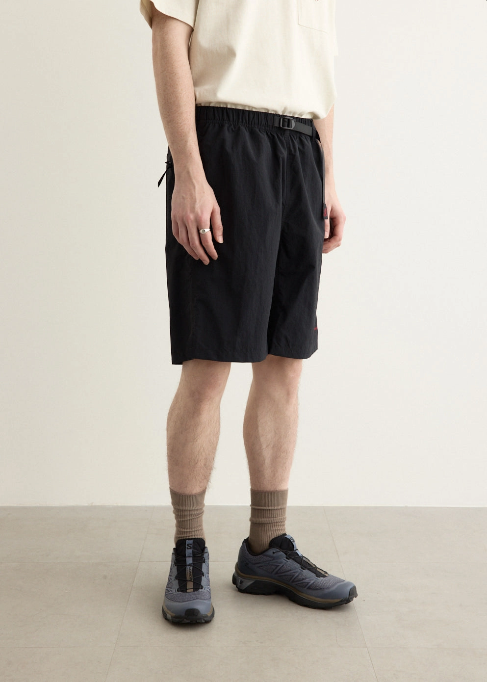 Nylon Packable G-Shorts Printed Pattern Relaxed Fit Design