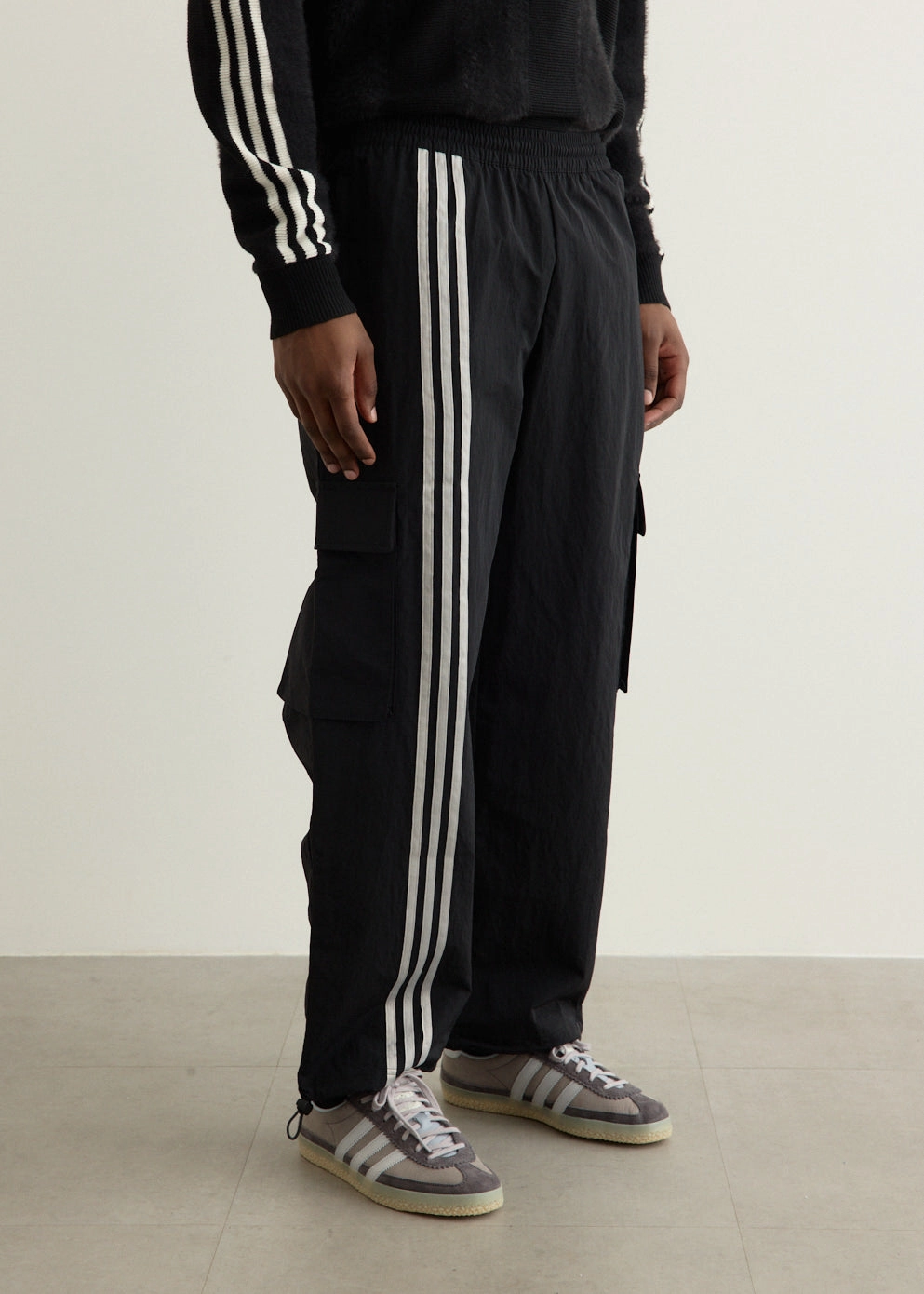 Front Stripe Cargo Pants Feminine Fit Classy Fit