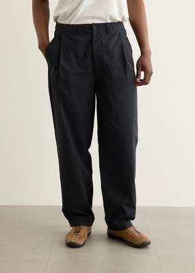 TaglessLabel Garment-Dye Deep Tuck Pants