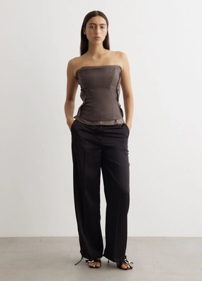 Quick Fit Wear Laser cut Persist Satin Pants