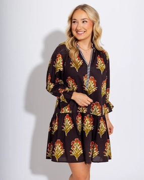 Chic Layered Wear Petal Pop Mini Dress