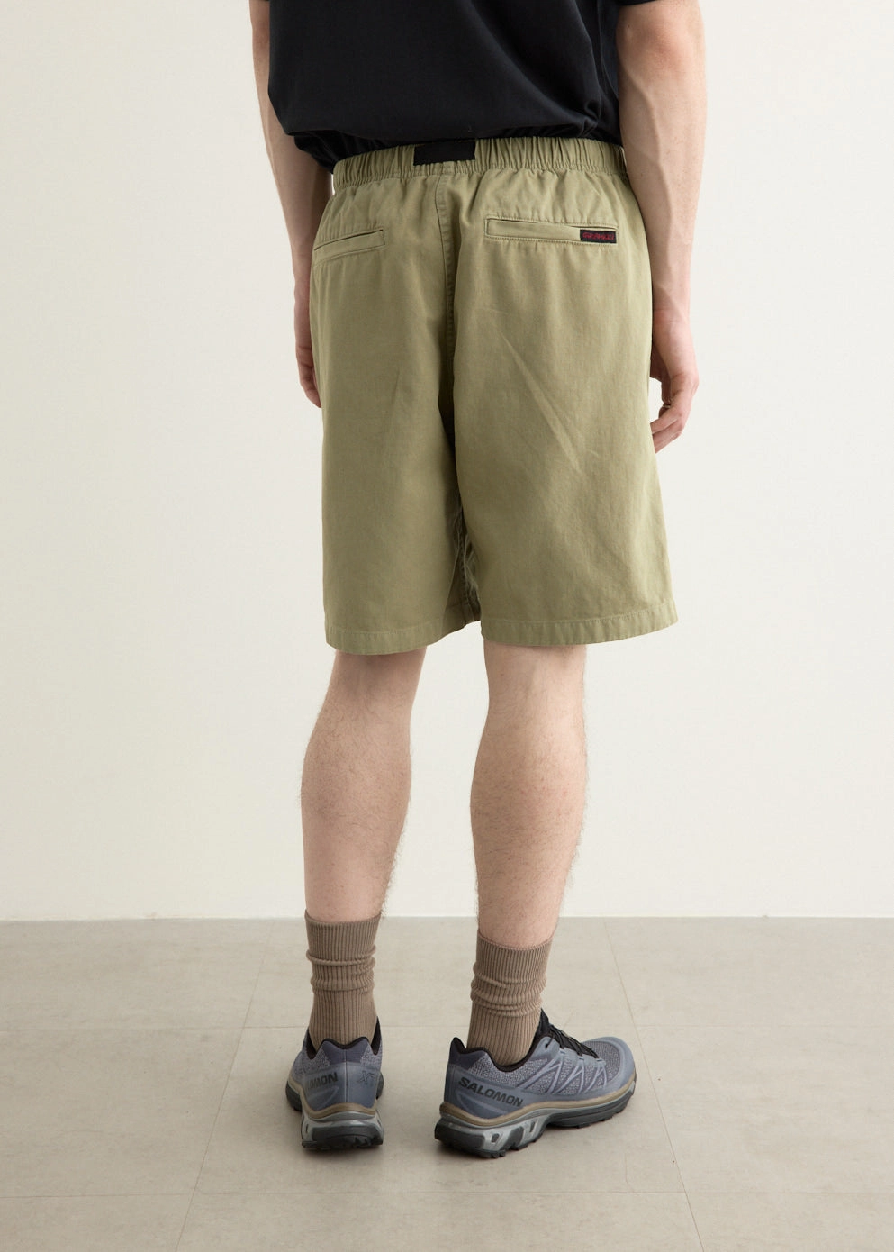 Seamless construction raincoat Pigment Dyed G-Shorts