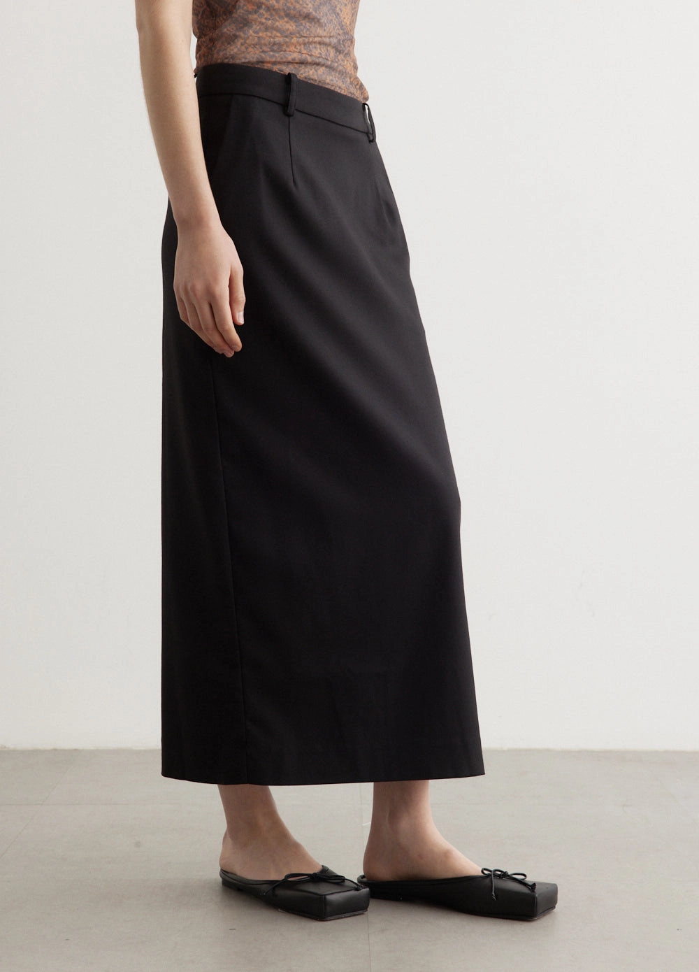 Pillar Long Tailored Skirt Statement Color Style Fusion