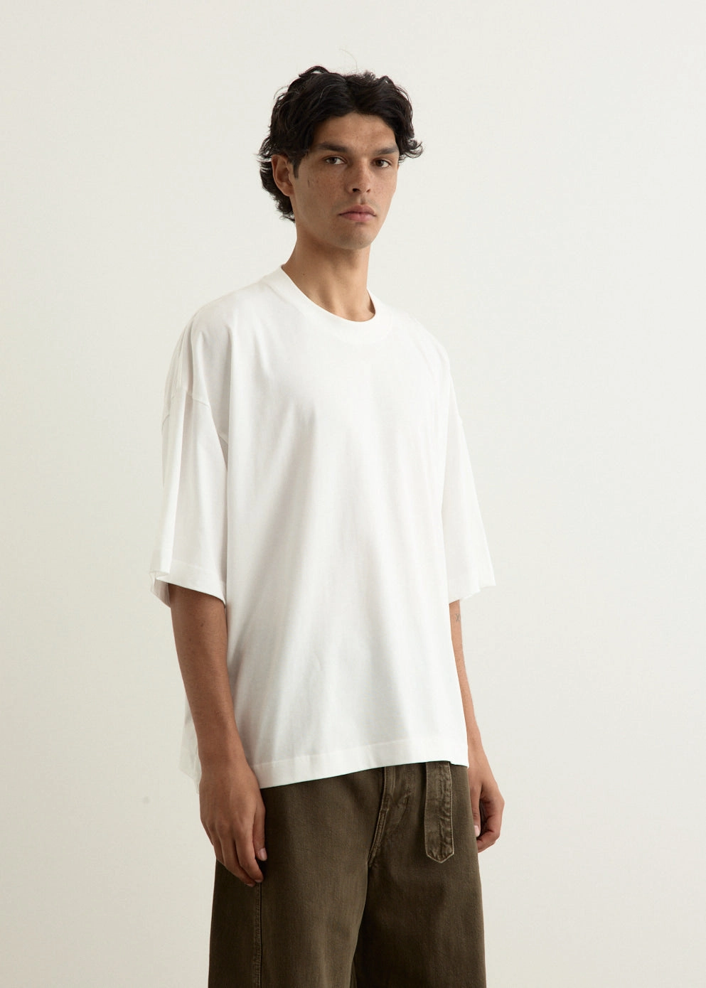 Durable Ribbed Hem quick dry Piu Short Sleeve T-Shirt