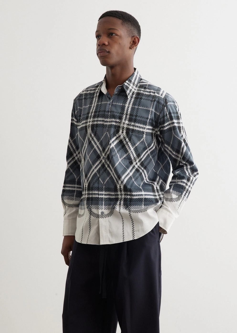 Organic Cotton Plaid Fade Shirt