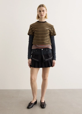 Inside Out Pleats Skirt Summer Picnic Art Gallery Visit