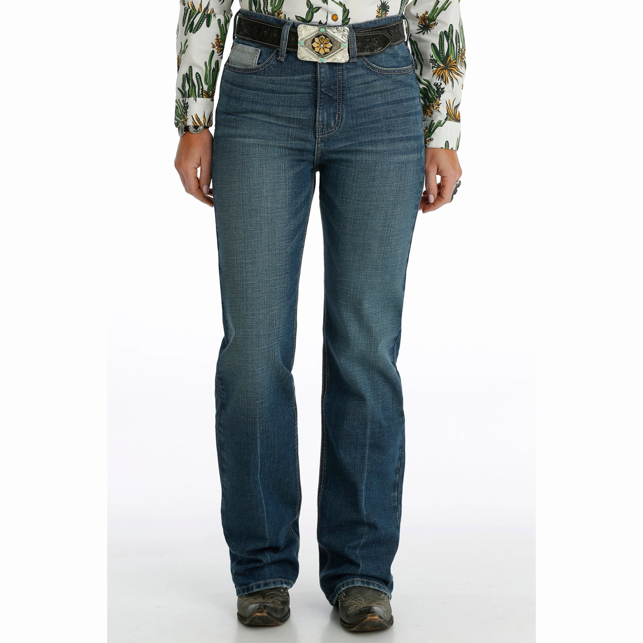 Anytime Fit Lightweight Denim Cruel Denim Women's Dark Stone Skylar Bootcut Jeans