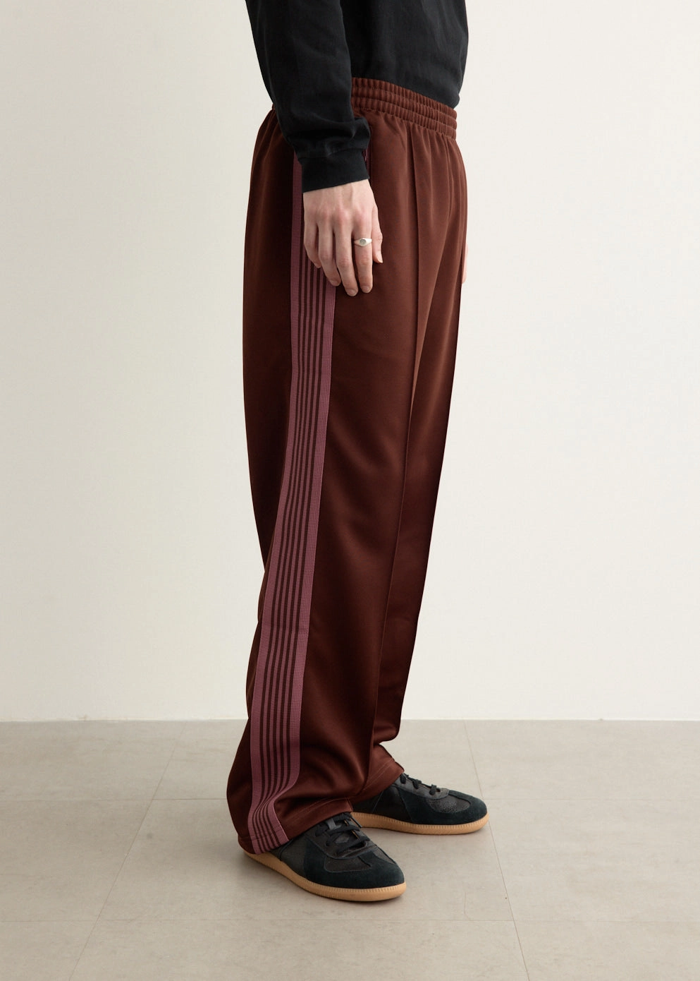 Poly Smooth Track Pants Eco Dye Process Stretchable Comfort