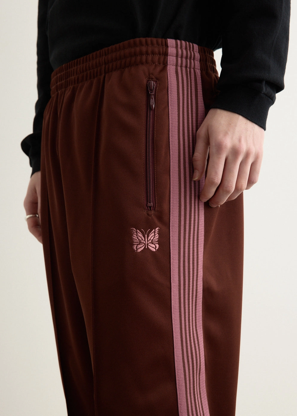 Fresh Fit Simple Silhouette Poly Smooth Track Pants