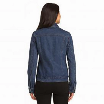 Port Authority Ladies Denim Jacket Flexible Mobility