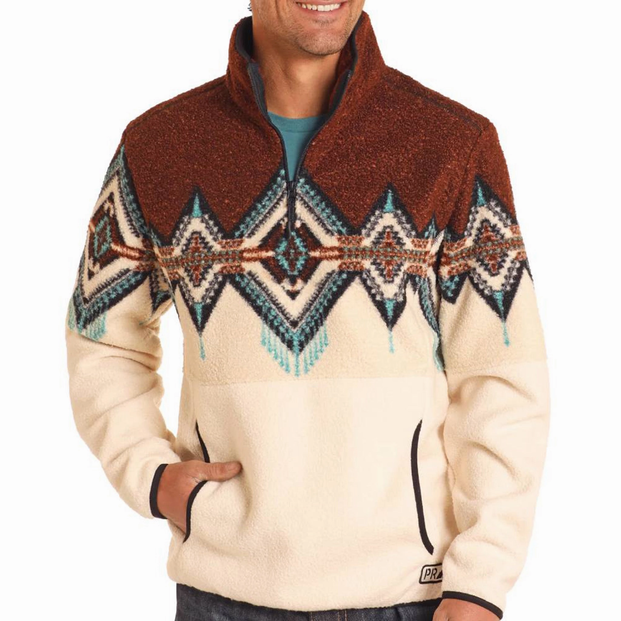 Neutral Fit Design Powder River Men's Dark Brown Berber Pullover