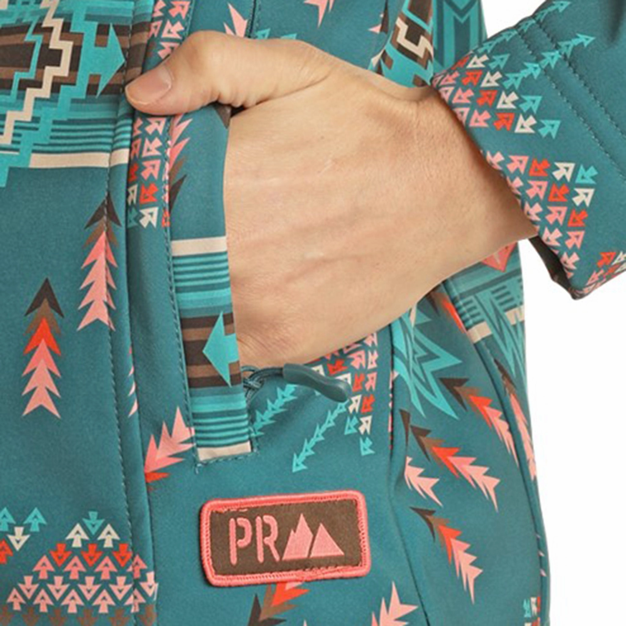 Powder River Women's Aztec Shell Jacket Lightweight Material