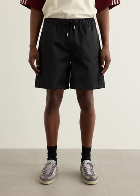 Premium Satin Shorts Temperature Regulating Fibers Elastic Waistband Design