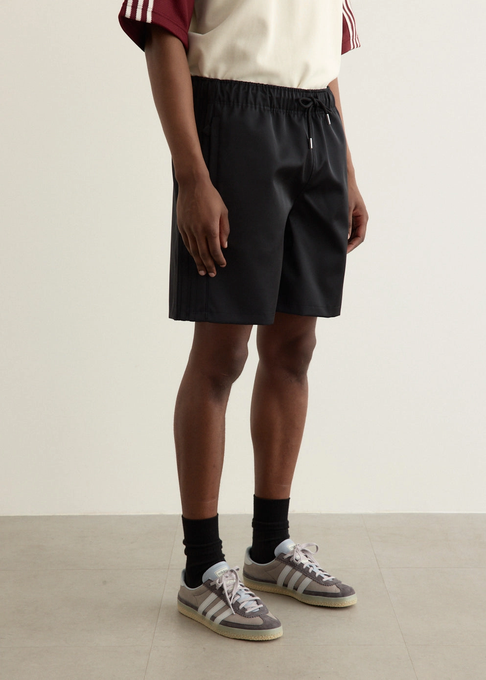 Easy Wear anti static coating Premium Satin Shorts