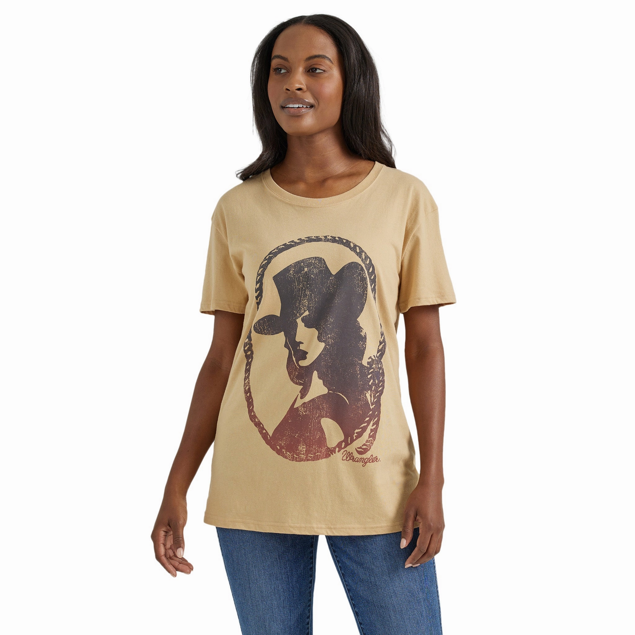 Wrangler Women's Vintage Cowgirl T-Shirt QuickDryConstruction