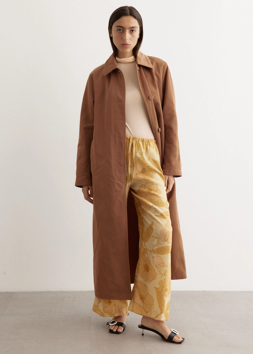 Comfort Waist Layered Panel Design Puvis Bis Pants