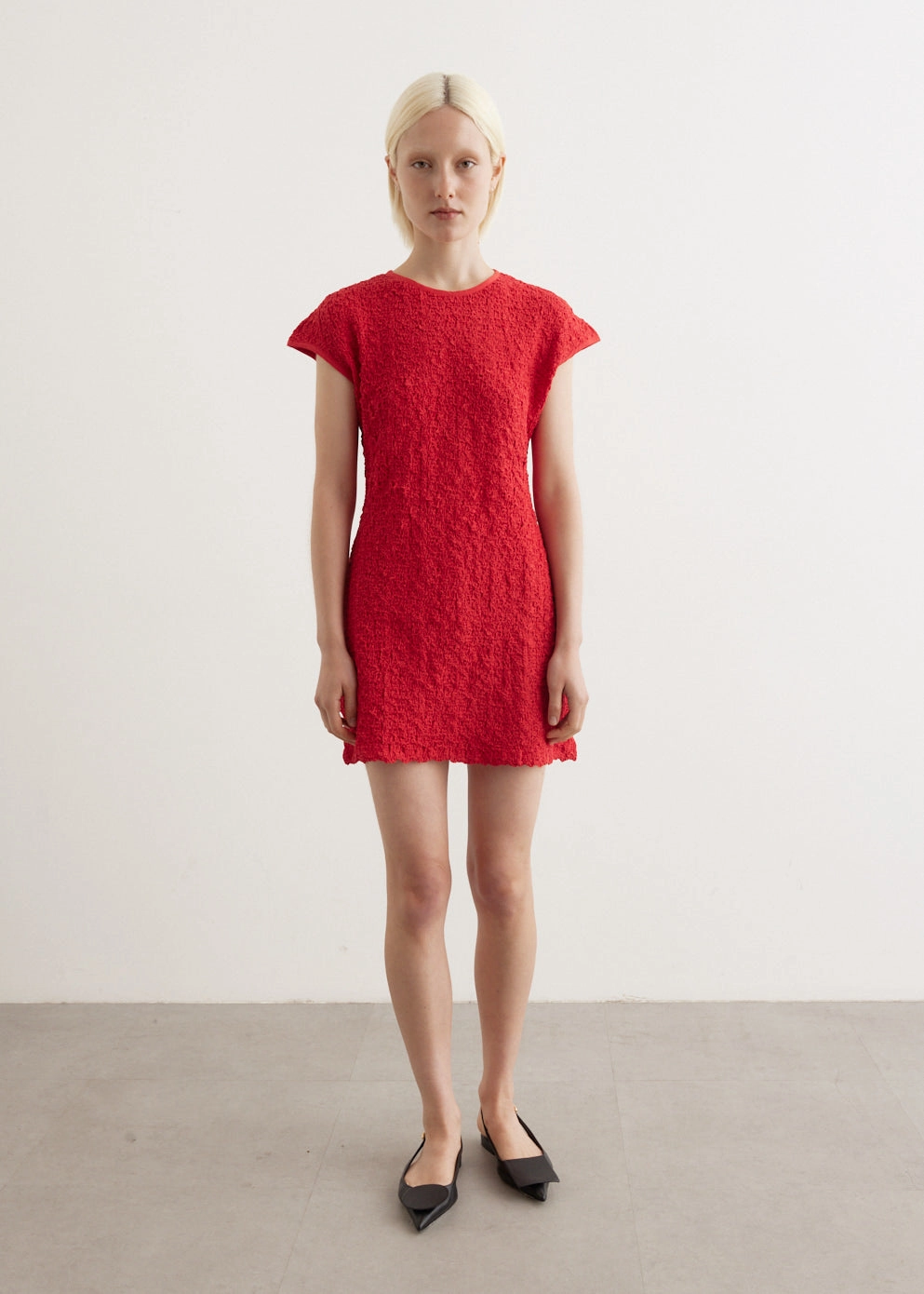 Versatile and Comfortable Shirred Cotton Dress