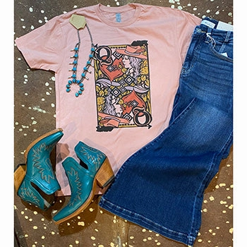 Airflow Mesh Lining Queen of Hearts Tee