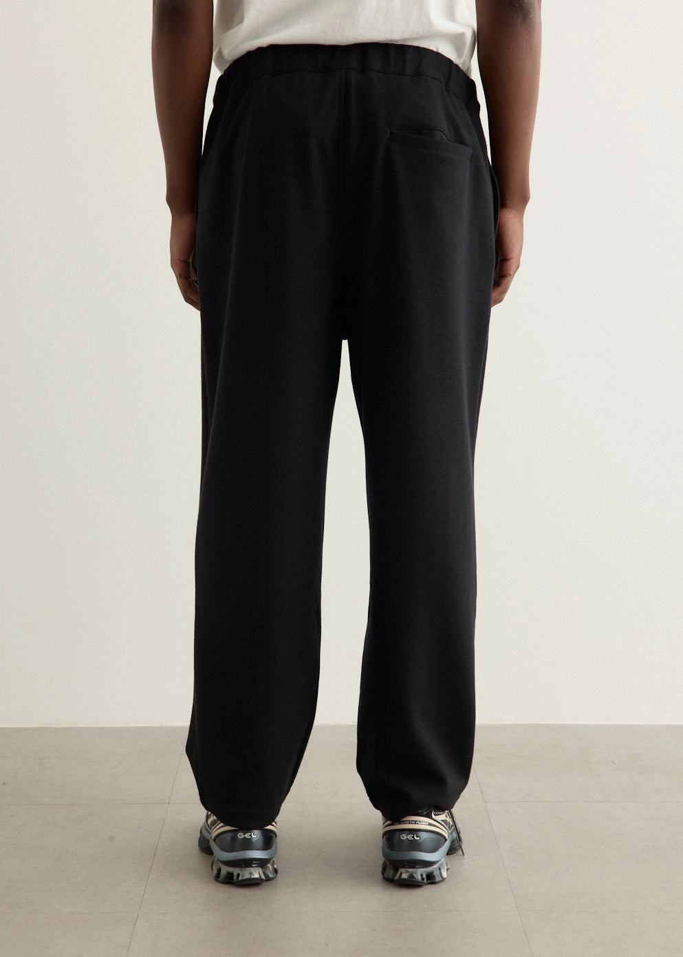 Wool Jersey Two Tuck Pants Comfy Vibes Light support