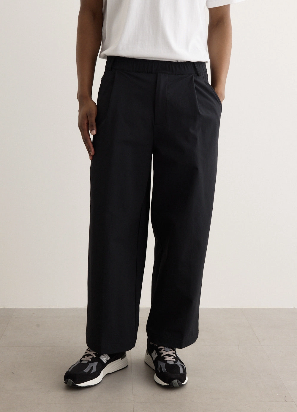 Core Support High Rise Design NB Grey Wide Pants