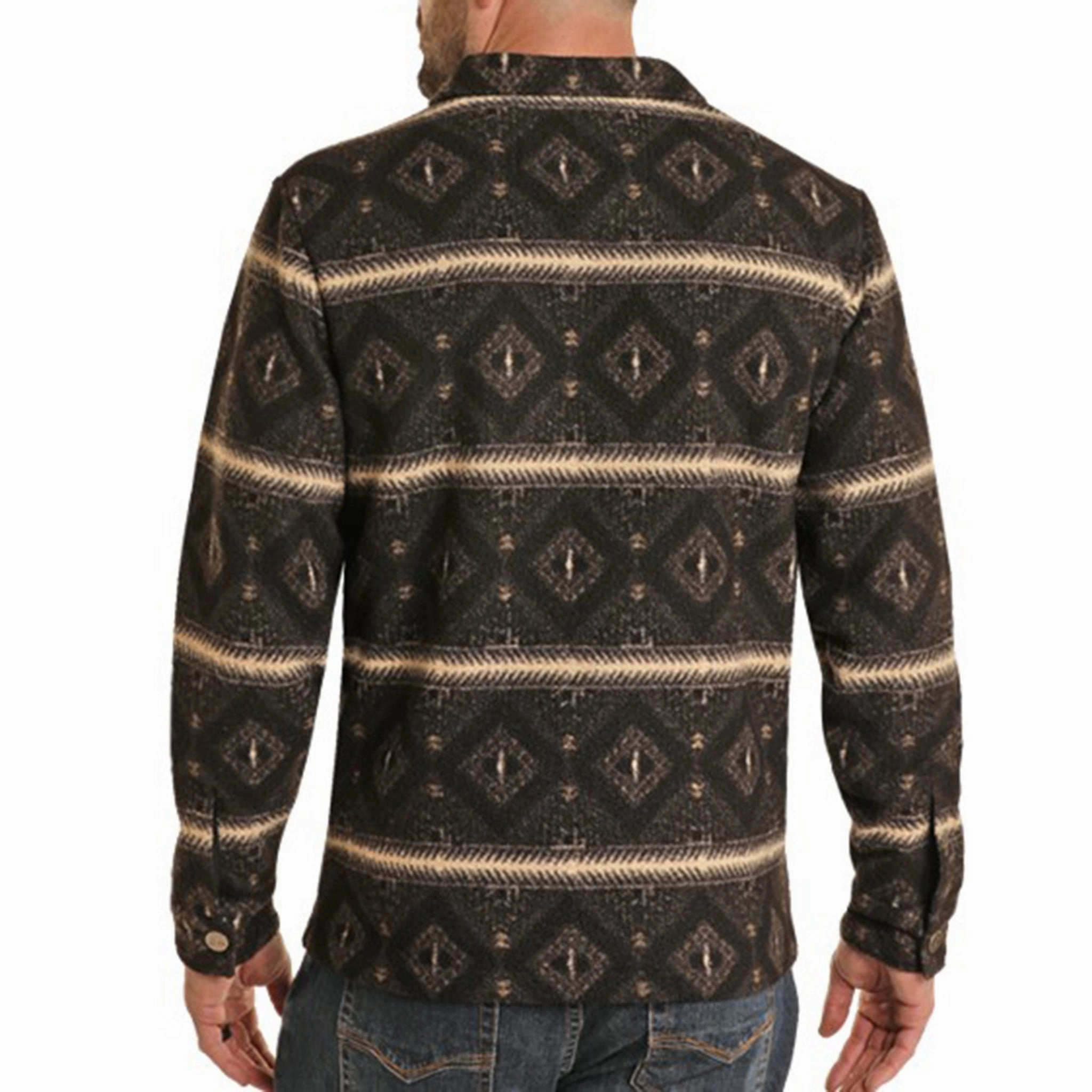 Powder River Men's Aztec Berber Jacket Simple Layers Advanced Layering System