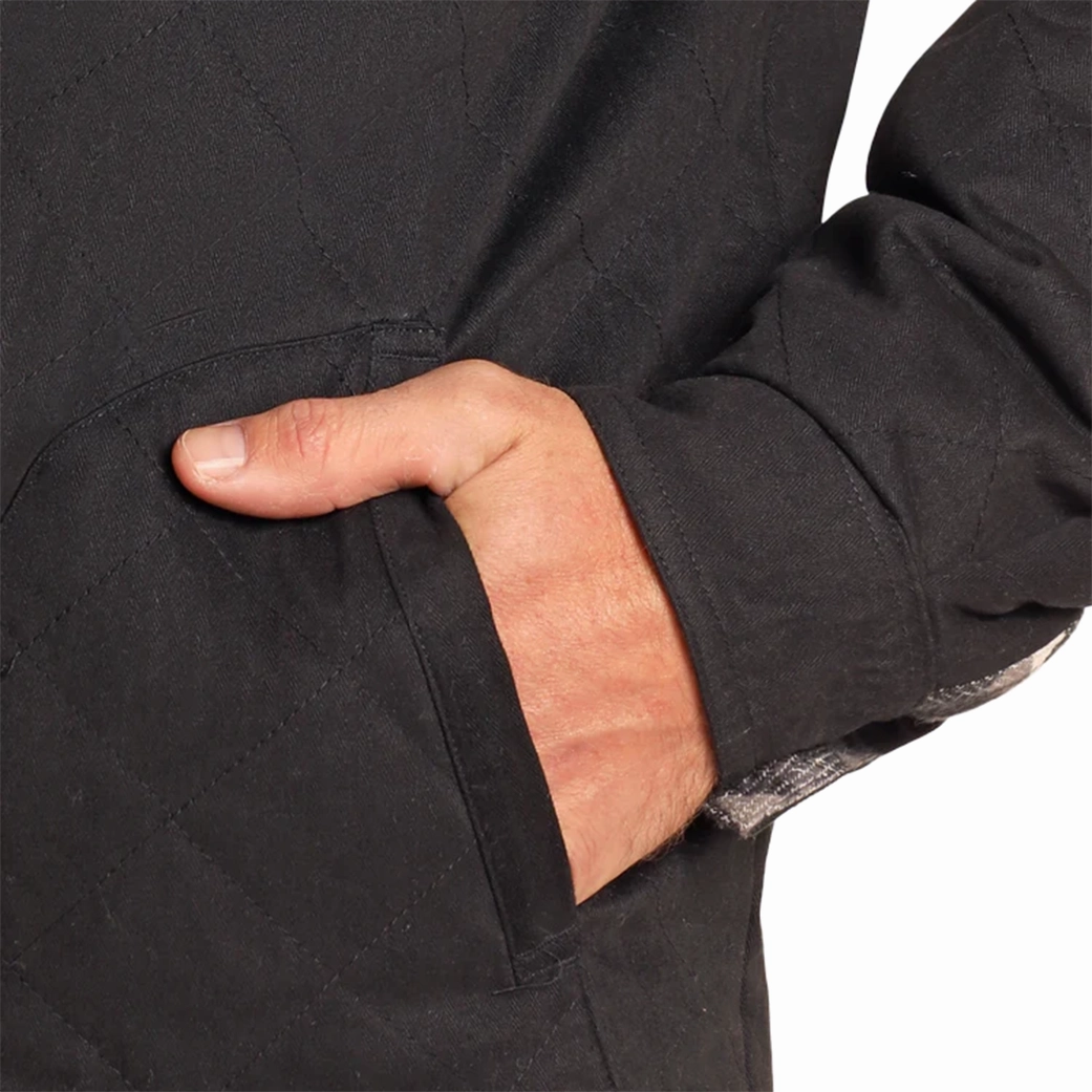 Weekend Chill Style Rock & Roll Denim Men's Reversible Aztec Herringbone Jacket