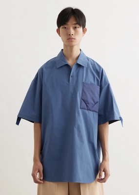 Quilted Pocket Polo Top High Street Fashion