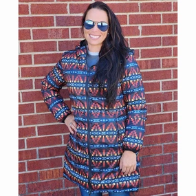 Pendleton Women's Tucson Reversible Parka Tailored Silhouette