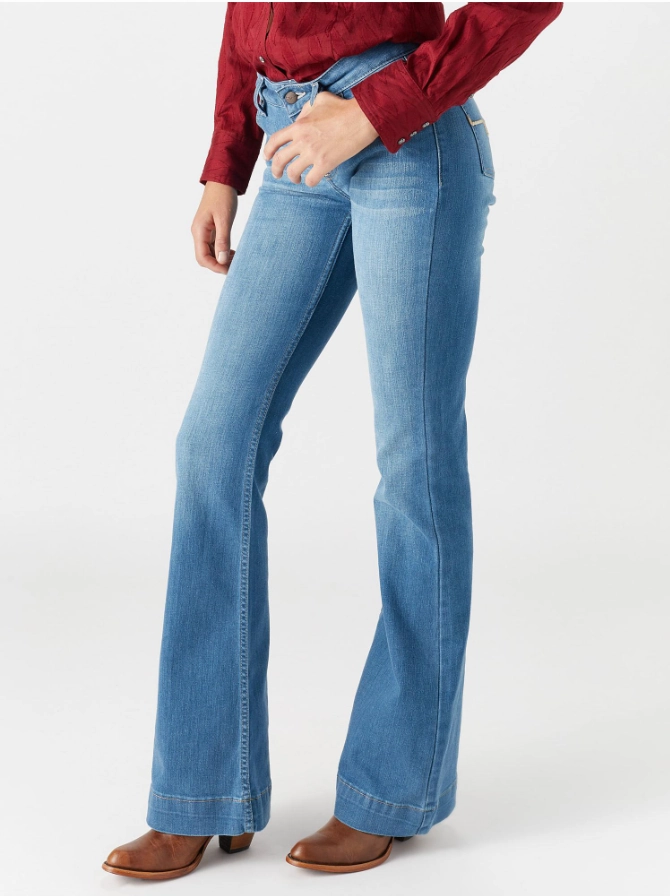 Kimes Ranch Lola Soho Light Wash Trouser Jean school wear Contemporary Waistband