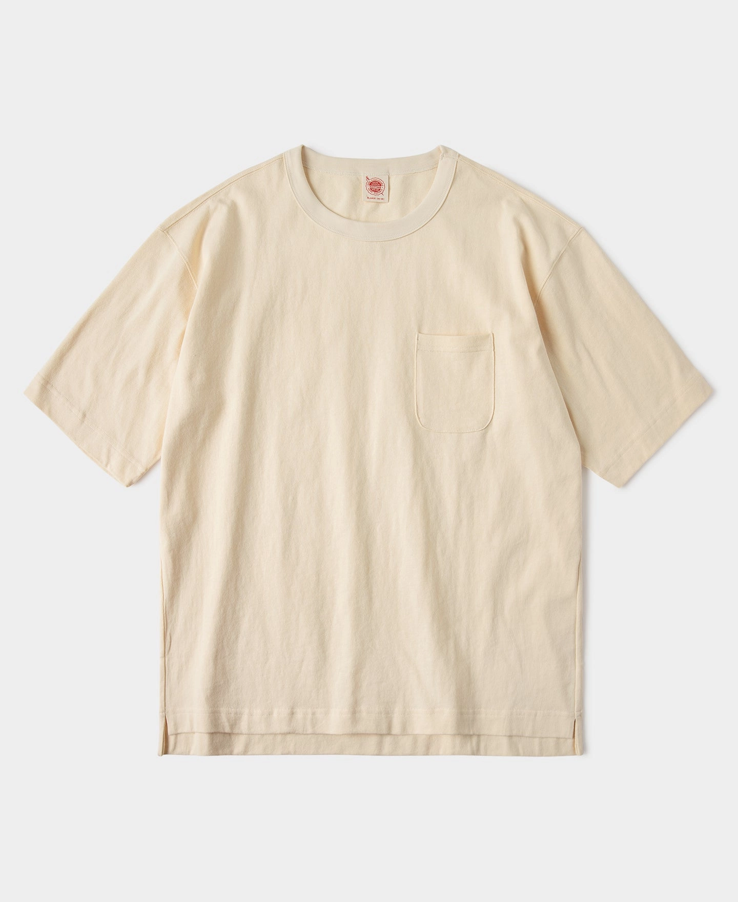 Cozy Layer Fit 9.8 oz Cotton Classic Pocket T-Shirt - Apricot